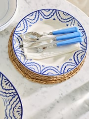 LATE AFTERNOON Blue Dinner Plate - Image 2 of 7