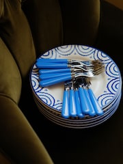 LATE AFTERNOON Blue Dinner Plate - Image 3 of 7