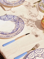LATE AFTERNOON Blue Dinner Plate - Image 4 of 7