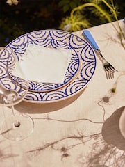 LATE AFTERNOON Blue Dinner Plate - Image 5 of 7
