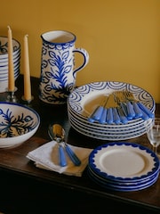 LATE AFTERNOON Blue Dinner Plate - Image 6 of 7