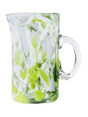 LATE AFTERNOON Jardin Green Glass Jug - Image 6 of 6