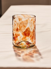 LATE AFTERNOON Oro Brown Glass Tumbler - Image 1 of 6