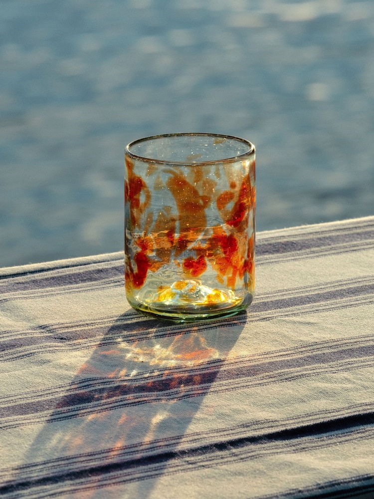 LATE AFTERNOON Oro Brown Glass Tumbler - Image 2 of 6 LATE AFTERNOON Oro Brown Glass Tumbler - Image 2 of 6