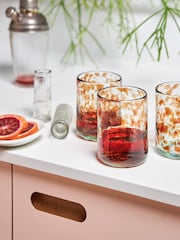 LATE AFTERNOON Oro Brown Glass Tumbler - Image 3 of 6