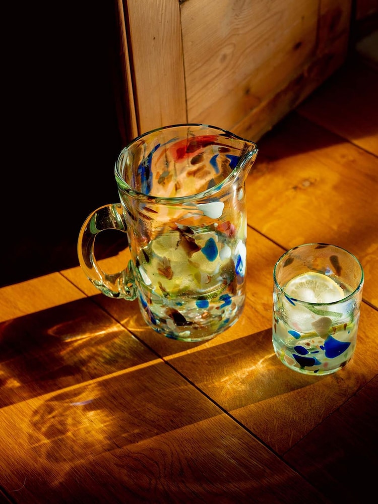 LATE AFTERNOON Terrazzo Glass Jug - Image 1 of 5 LATE AFTERNOON Terrazzo Glass Jug - Image 1 of 5