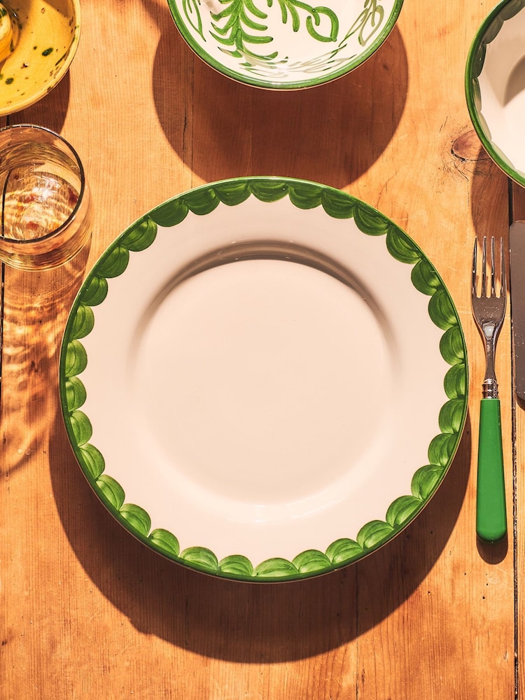 LATE AFTERNOON Green Dinner Plate - Image 1 of 5 LATE AFTERNOON Green Dinner Plate - Image 1 of 5
