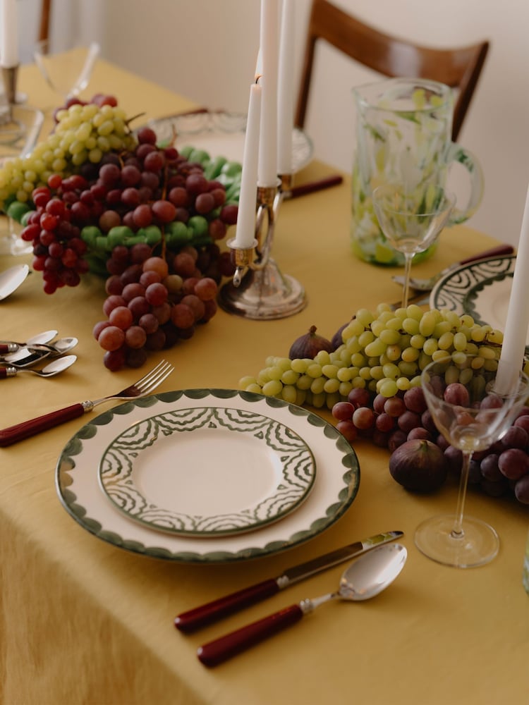 LATE AFTERNOON Green Dinner Plate - Image 2 of 5 LATE AFTERNOON Green Dinner Plate - Image 2 of 5