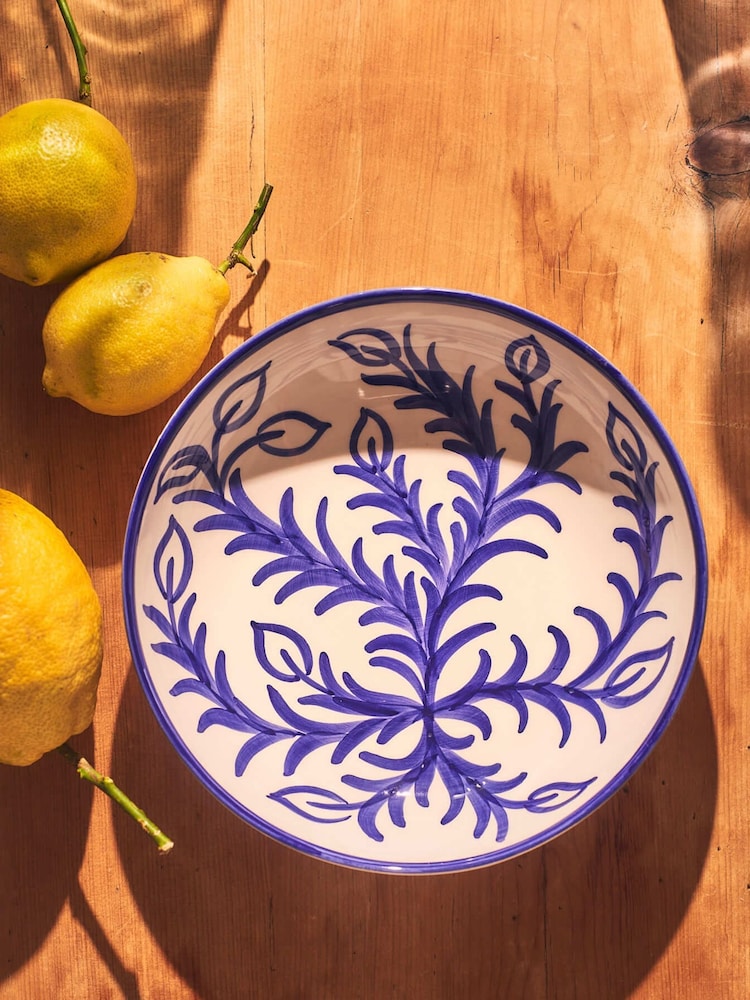 LATE AFTERNOON Blue Vina Large Bowl - Image 1 of 6
