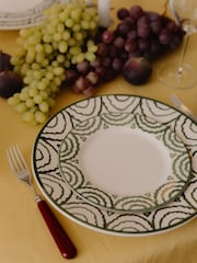 LATE AFTERNOON Green Dinner Plate - Image 6 of 7