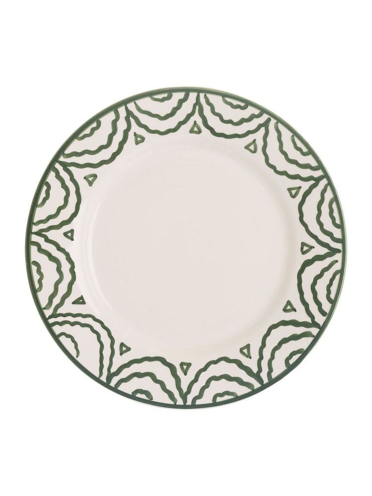 LATE AFTERNOON Green Dinner Plate - Image 7 of 7