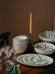LATE AFTERNOON Green Serving Platter - Image 2 of 6