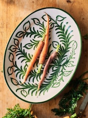 LATE AFTERNOON Green Serving Platter - Image 3 of 6