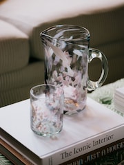 LATE AFTERNOON Morada Pink Glass Jug - Image 1 of 3