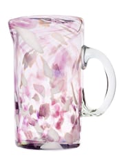 LATE AFTERNOON Morada Pink Glass Jug - Image 3 of 3