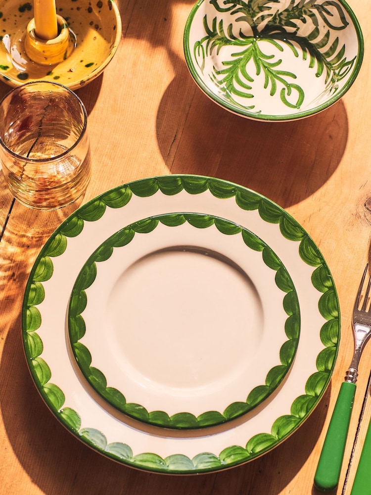 LATE AFTERNOON Green Side Plate - Image 1 of 5 LATE AFTERNOON Green Side Plate - Image 1 of 5