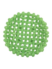 LATE AFTERNOON Apple Green Medium Basketweave Bowl - Image 5 of 6