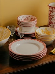 LATE AFTERNOON Pink Dinner Plate - Image 2 of 4