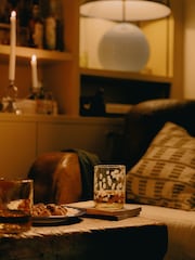 LATE AFTERNOON Blanco White Glass Tumbler - Image 4 of 5