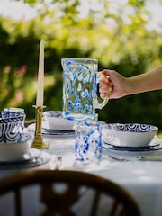 LATE AFTERNOON Azul Blue Glass Jug - Image 2 of 4