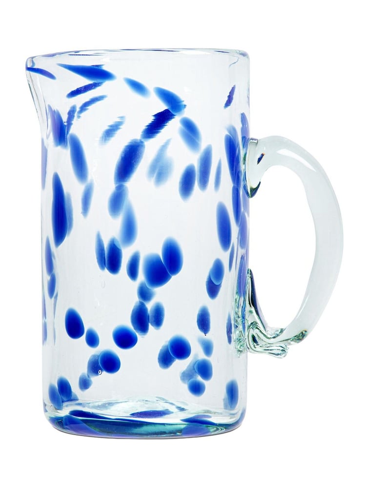 LATE AFTERNOON Azul Blue Glass Jug - Image 4 of 4 LATE AFTERNOON Azul Blue Glass Jug - Image 4 of 4
