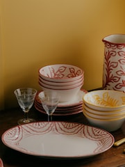LATE AFTERNOON Pink Serving Platter - Image 4 of 7