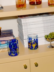 LATE AFTERNOON Azul Blue Glass Tumbler - Image 2 of 5