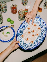 LATE AFTERNOON Blue Serving Platter - Image 3 of 6