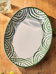 LATE AFTERNOON Green Serving Platter - Image 1 of 7