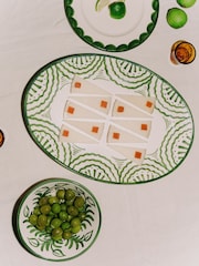 LATE AFTERNOON Green Serving Platter - Image 3 of 7