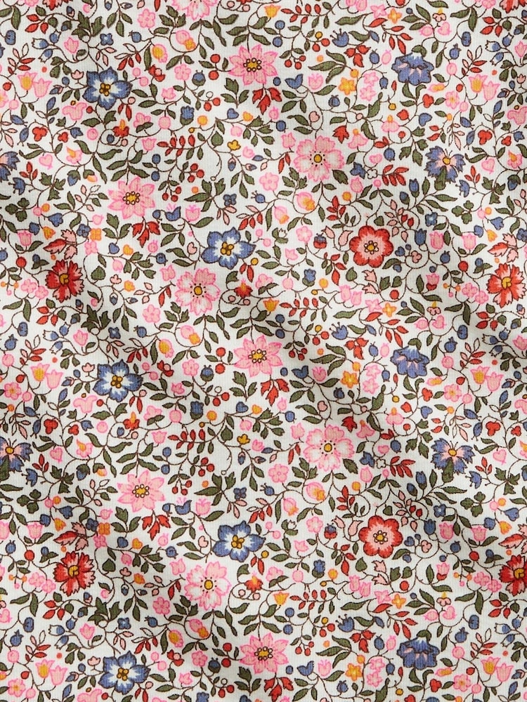 Gap Pink Organic Cotton Floral Pyjamas - Image 2 of 3 Gap Pink Organic Cotton Floral Pyjamas - Image 2 of 3