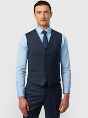 Ted Baker Tailoring Slim Fit Hopsack Check Waistcoat - Bild 1 av 2
