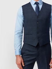 Ted Baker Tailoring Slim Fit Hopsack Check Waistcoat - Bild 2 av 2