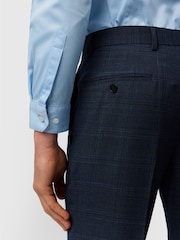 Ted Baker Tailoring Slim Fit Hopsack Check Trousers - Imaginea 2 din 2