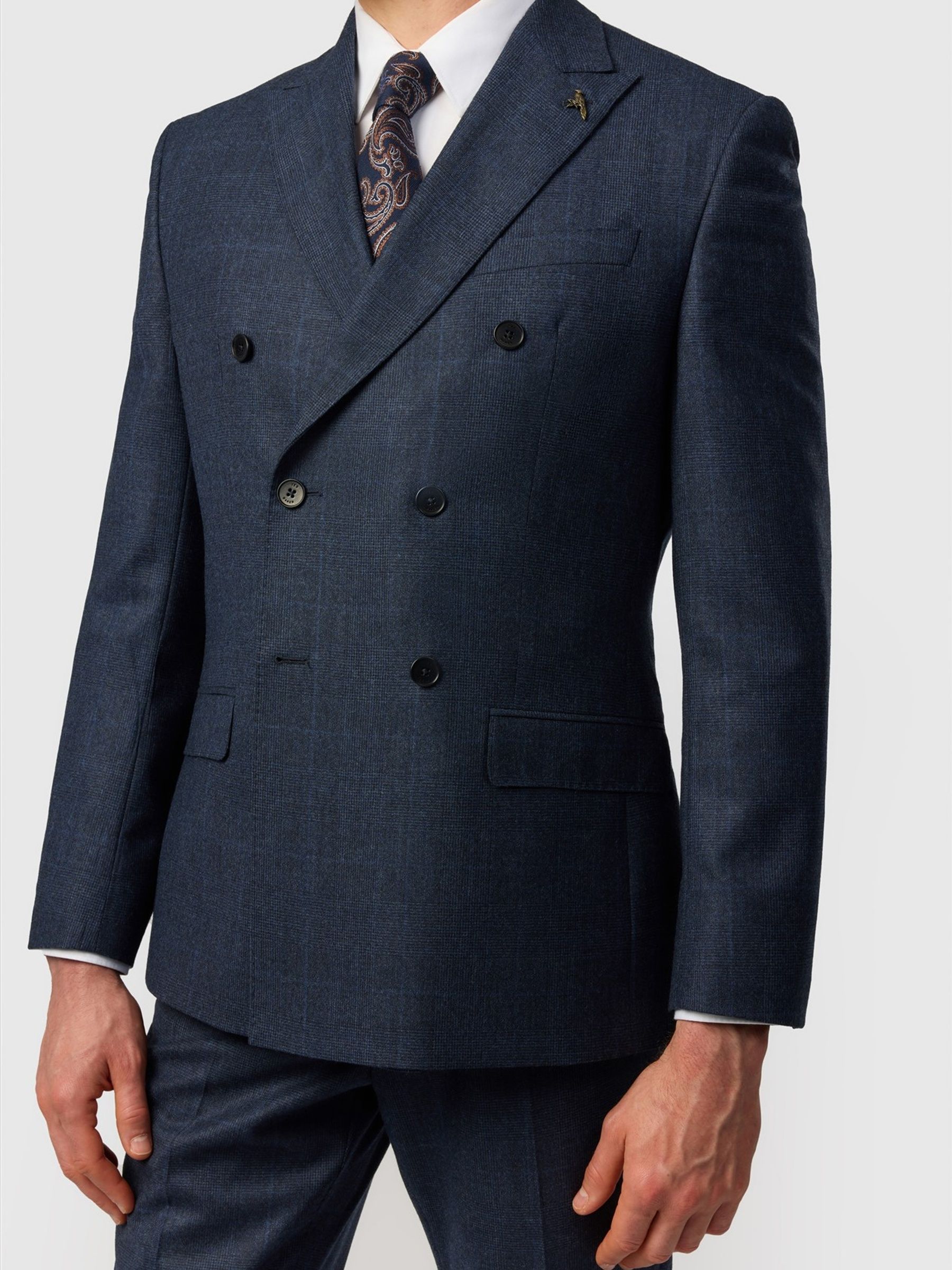 ジャケット・アウター doublet 21SS GIFT BOX TAILORED JACKET Buy Ted Baker Tailoring Blue Fit Navy Pow Check Double Breasted