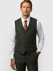 Ted Baker Tailoring Fit Texture Puppytooth Waistcoat - Attēls 1 no 2