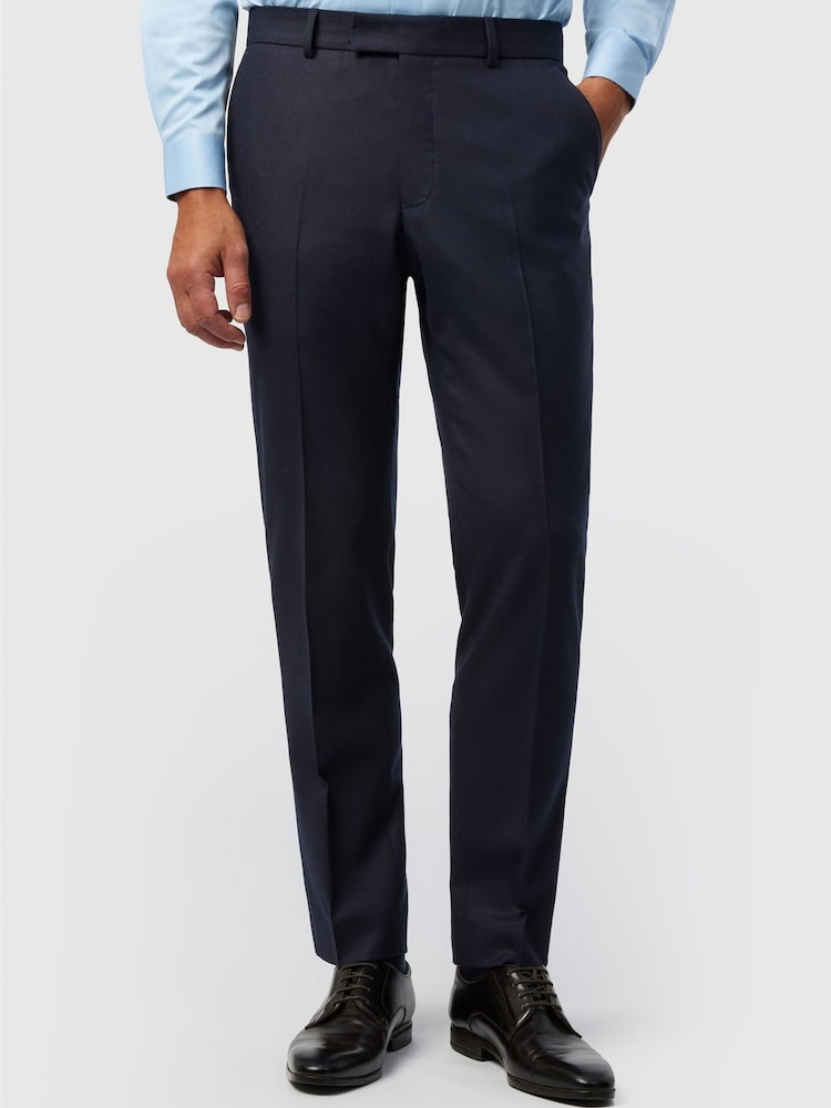 Ted Baker Tailoring Tailored Fit Stretch Flannel Trousers - Bild 1 von 2 Ted Baker Tailoring Tailored Fit Stretch Flannel Trousers - Bild 1 von 2