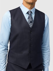 Ted Baker Tailoring Fit Stretch Flannel Waistcoat - Imaginea 2 din 2