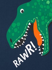 Harry Bear Blue Dinosaur T-Shirt - Image 3 of 5