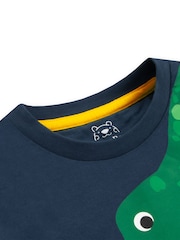 Harry Bear Blue Dinosaur T-Shirt - Image 4 of 5