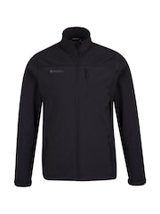 Mountain Warehouse Black Grasmere Mens Showerproof Softshell - Image 1 of 4