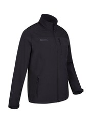 Mountain Warehouse Black Grasmere Mens Showerproof Softshell - Image 2 of 4