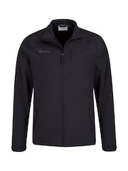 Mountain Warehouse Black Grasmere Mens Showerproof Softshell - Image 4 of 4
