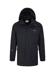 Mountain Warehouse Black Glacier Ii Extreme Mens Waterproof Long Jacket - Image 4 of 5