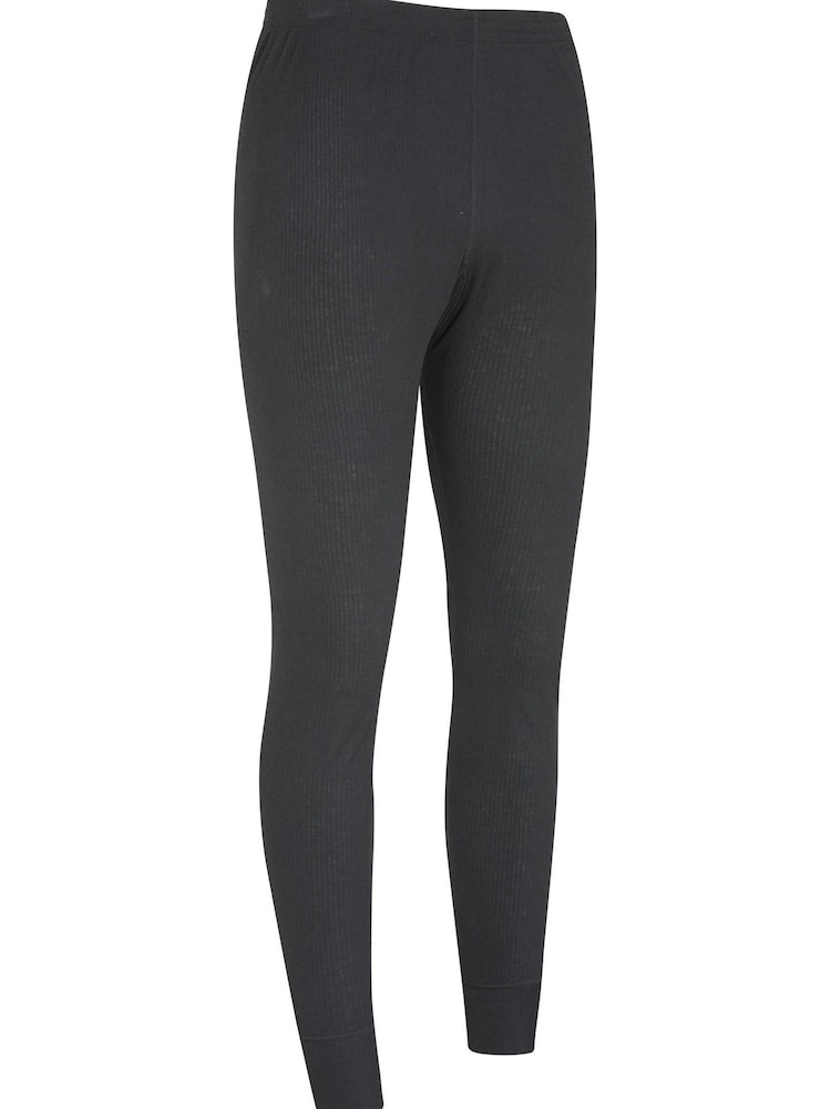 Mountain Warehouse Black Talus Mens Printed Thermal Trousers - Image 2 of 5