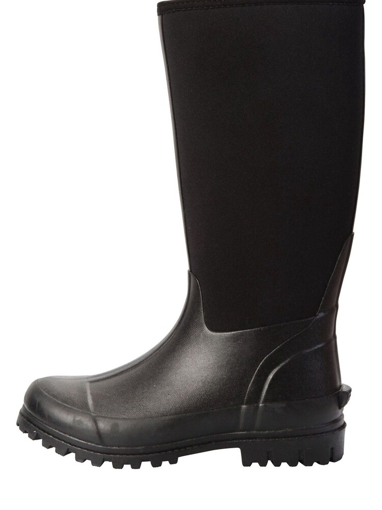 Mountain Warehouse Black Neoprene Mucker Mens Long Walking Boots - Image 1 of 5