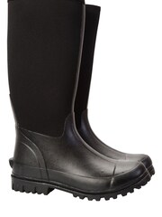Mountain Warehouse Black Neoprene Mucker Mens Long Walking Boots - Image 2 of 5