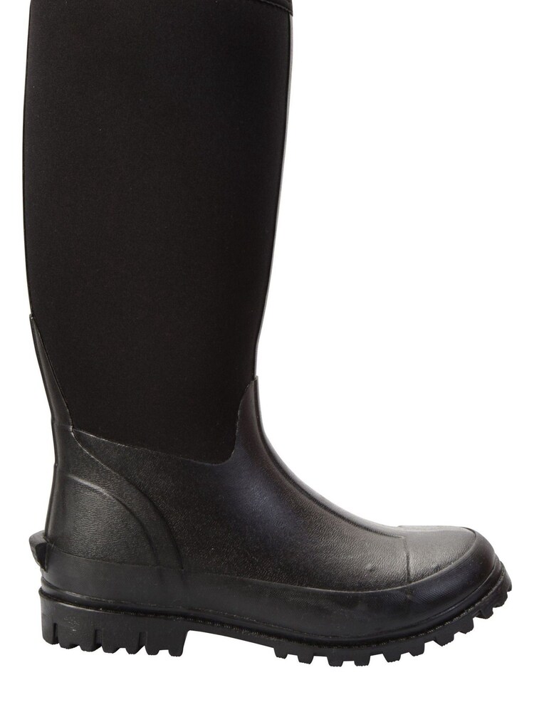 Mountain Warehouse Black Neoprene Mucker Mens Long Walking Boots - Image 5 of 5