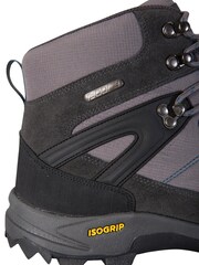 Mountain Warehouse Black and Grey Storm Mens Waterproof Isogrip Walking Boots - Image 3 of 5