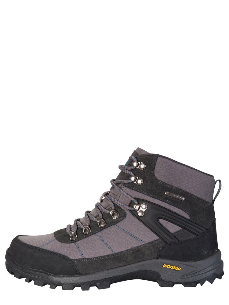 Mountain Warehouse Black and Grey Storm Mens Waterproof Isogrip Walking Boots - Image 5 of 5